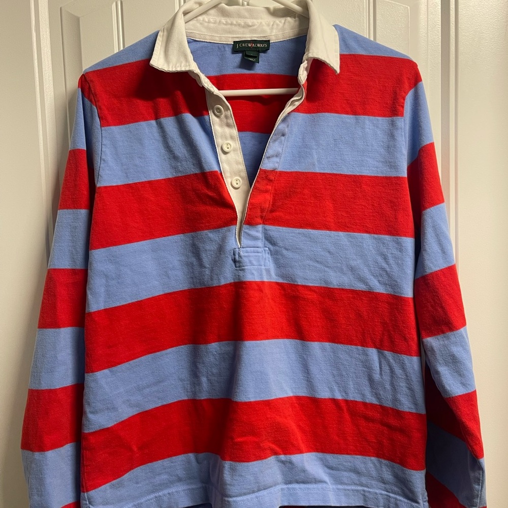 Colorful Rugby Shirt by J. Crew Always